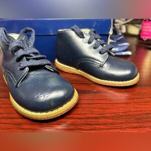 Foot mates Todd navy leather